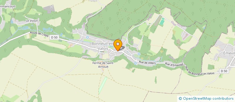 localisation de l'entreprise LE FOURNIL D'AUTREFOIS  BONNEUIL-EN-VALOIS