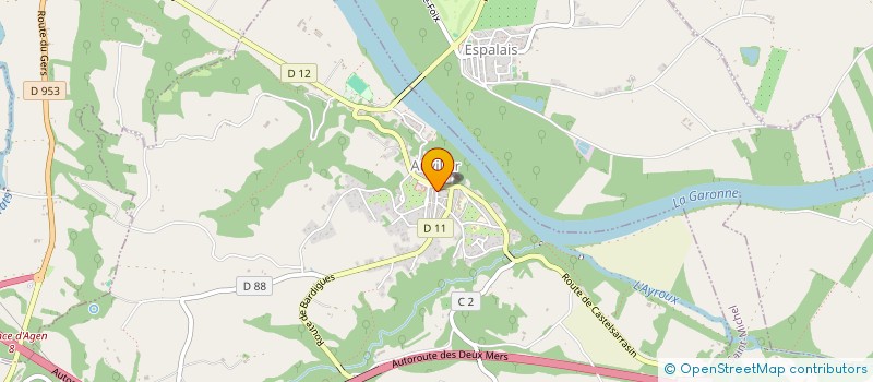 localisation de l'entreprise LE FOURNIL D'AUVILLAR  AUVILLAR