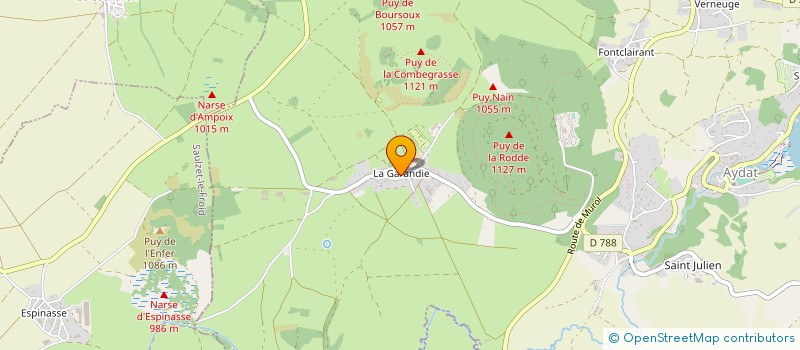 localisation de l'entreprise LE FOURNIL D AYDAT  AYDAT