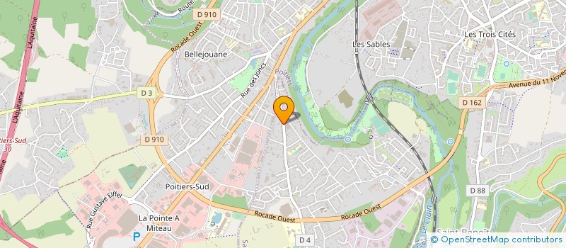 localisation de l'entreprise LE FOURNIL D'ELINA à SAINT-BENOIT