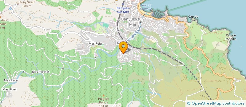 localisation de l'entreprise LE FOURNIL D'EMILE  BANYULS-SUR-MER