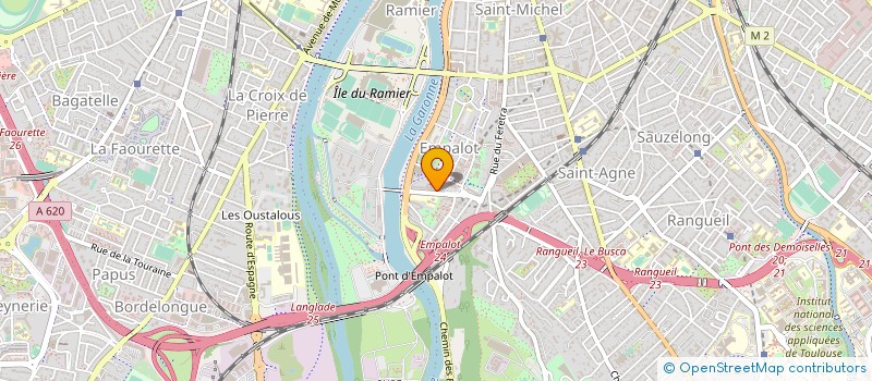 localisation de l'entreprise LE FOURNIL D'EMPALOT à TOULOUSE