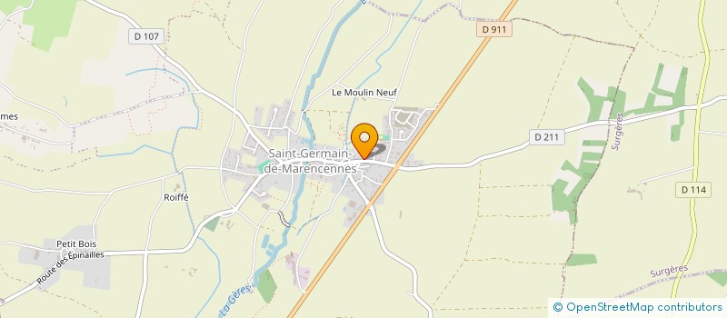 localisation de l'entreprise LE FOURNIL D'ERIKA  SAINT-PIERRE-LA-NOUE