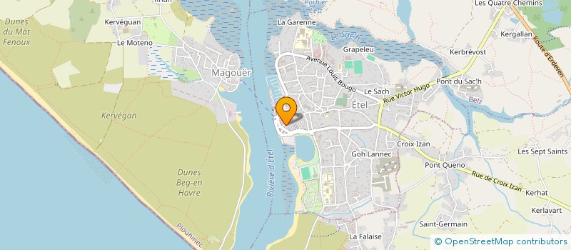 localisation de l'entreprise LE FOURNIL D'ETEL  ETEL