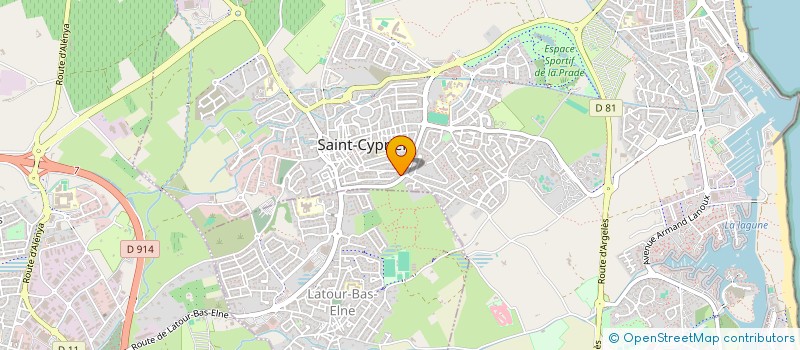 localisation de l'entreprise LE FOURNIL D'HONORE à SAINT-CYPRIEN