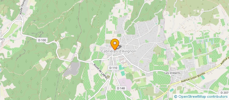 localisation de l'entreprise LE FOURNIL D'HUGOLIN  CABRIERES-D'AVIGNON