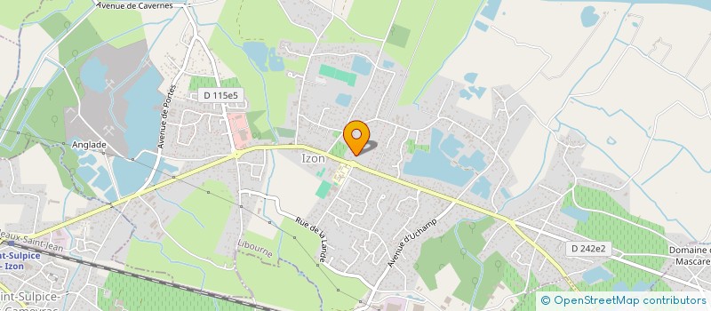 localisation de l'entreprise LE FOURNIL D'IZON  IZON