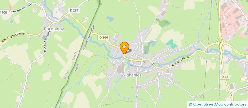 localisation de l'entreprise LE FOURNIL D'OR  WIGNEHIES