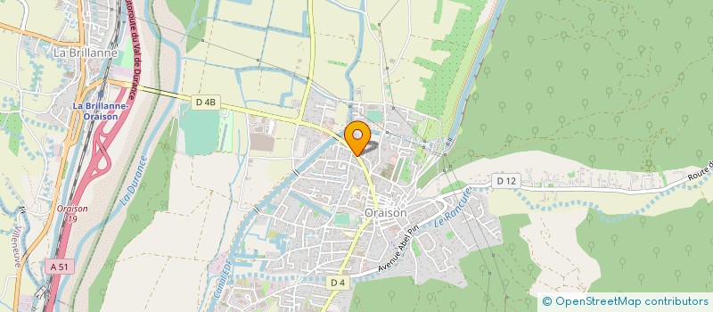 localisation de l'entreprise LE FOURNIL D'ORAISON  ORAISON