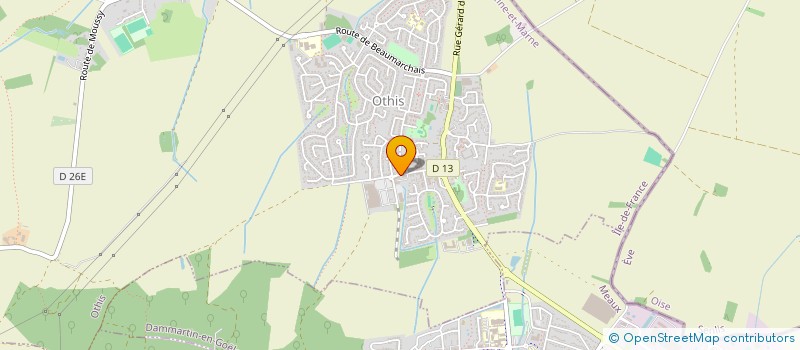 localisation de l'entreprise LE FOURNIL D'OTHIS  OTHIS