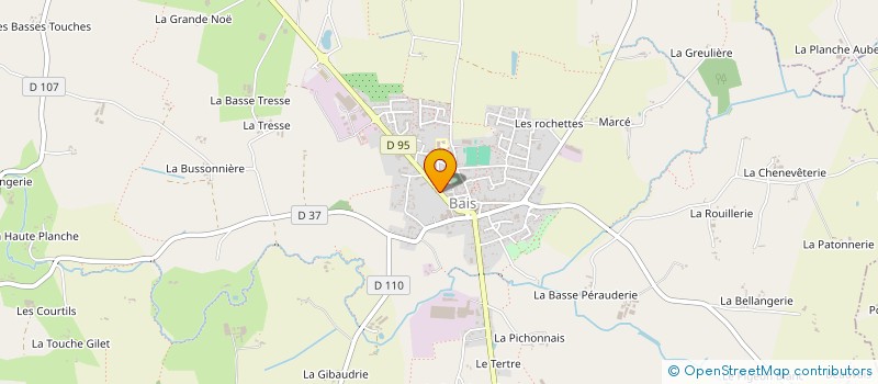 localisation de l'entreprise LE FOURNIL DE BAIS  BAIS