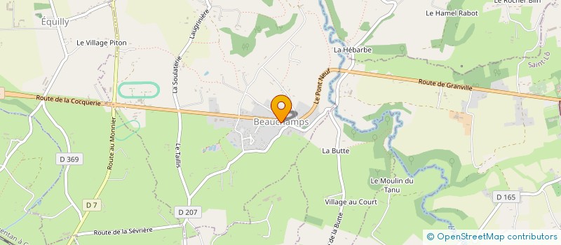 localisation de l'entreprise LE FOURNIL DE BEAUCHAMPS  BEAUCHAMPS