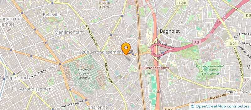 localisation de l'entreprise LE FOURNIL DE BELGRAND  PARIS