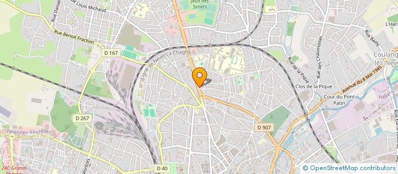 localisation de l'entreprise LE FOURNIL DE BENJI à NEVERS