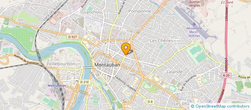 localisation de l'entreprise LE FOURNIL DE BOULANGE à MONTAUBAN