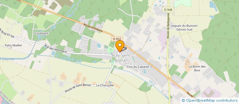 localisation de l'entreprise LE FOURNIL DE BRAY à BRAY-SAINT-AIGNAN