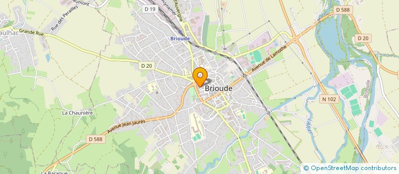 localisation de l'entreprise LE FOURNIL DE BRIOUDE  BRIOUDE