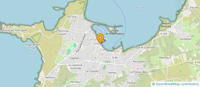 localisation de l'entreprise LE FOURNIL DE CAMARET  CAMARET-SUR-MER