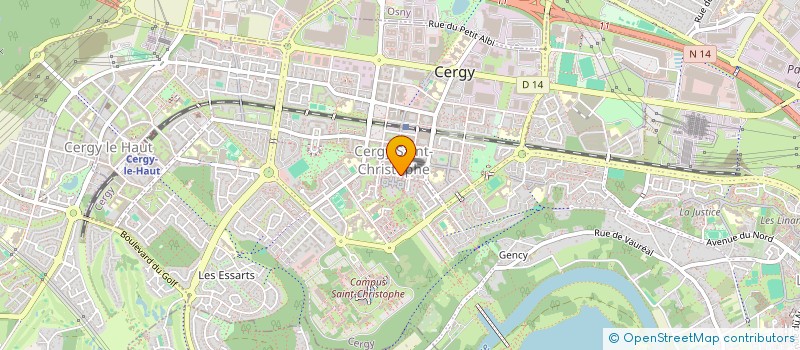 localisation de l'entreprise LE FOURNIL DE CERGY à CERGY