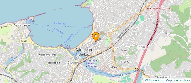 localisation de l'entreprise LE FOURNIL DE CHONI  SAINT-JEAN-DE-LUZ