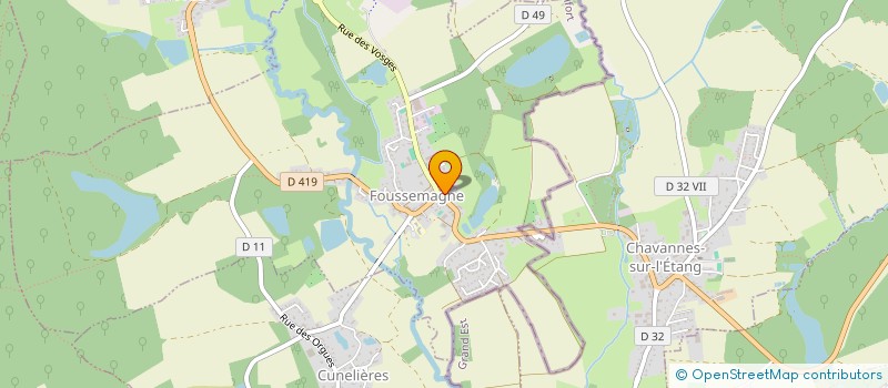 localisation de l'entreprise LE FOURNIL DE CLEA à FOUSSEMAGNE