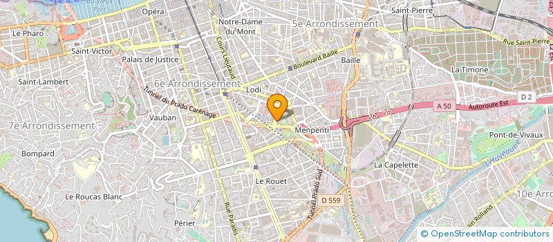 localisation de l'entreprise LE FOURNIL DE CORINTHE à MARSEILLE