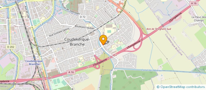 localisation de l'entreprise LE FOURNIL DE COUDEKERQUE à COUDEKERQUE-BRANCHE
