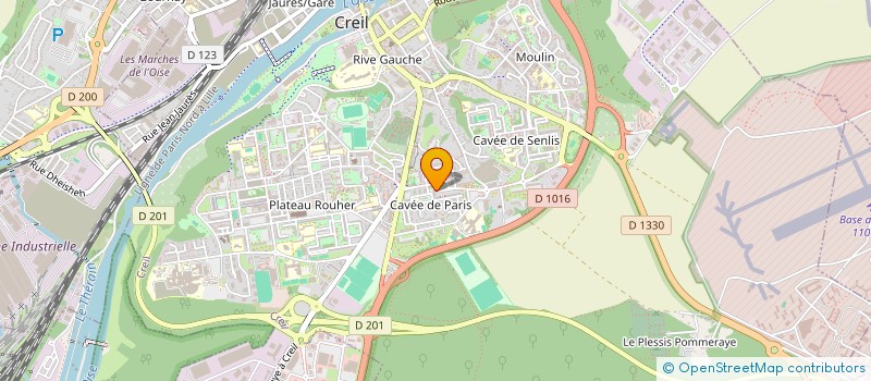 localisation de l'entreprise LE FOURNIL DE CREIL à CREIL