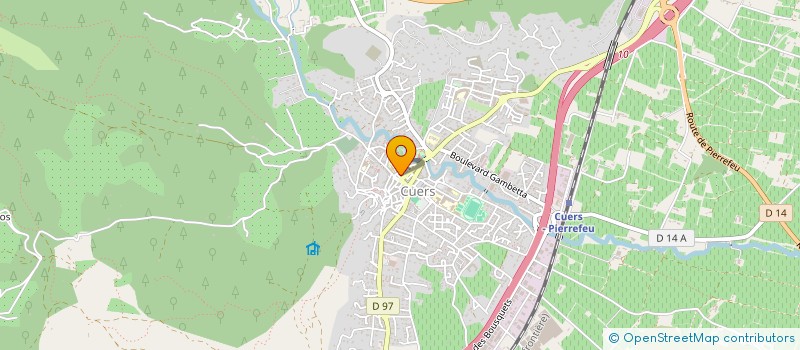 localisation de l'entreprise LE FOURNIL DE CUERS  CUERS