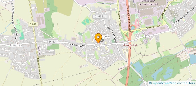 localisation de l'entreprise LE FOURNIL DE  DOUVRIN  DOUVRIN