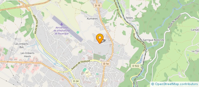 localisation de l'entreprise LE FOURNIL DE FERNAND à VILLEFRANCHE-DE-ROUERGUE