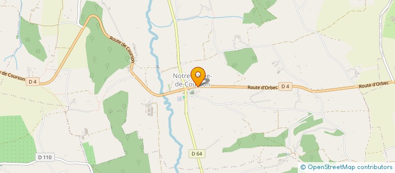 localisation de l'entreprise LE FOURNIL DE FERVAQUES  LIVAROT-PAYS-D'AUGE