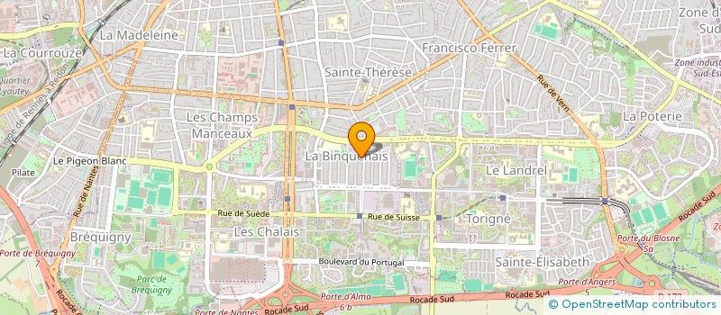 localisation de l'entreprise LE FOURNIL DE GAETAN à RENNES