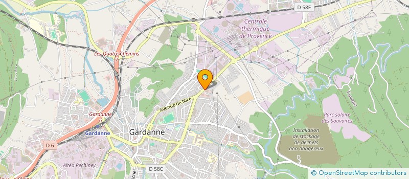 localisation de l'entreprise LE FOURNIL DE GARDANNE à GARDANNE