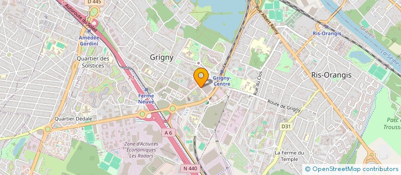localisation de l'entreprise LE FOURNIL DE GRIGNY à GRIGNY