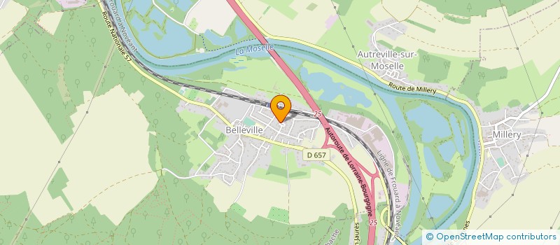 localisation de l'entreprise LE FOURNIL DE JEAN  BELLEVILLE