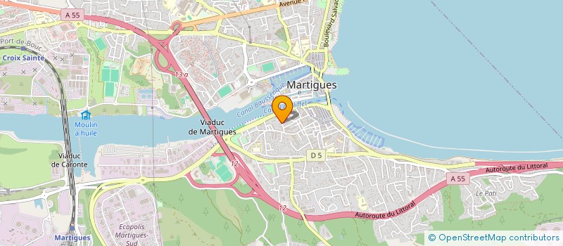 localisation de l'entreprise LE FOURNIL DE JONQUIERE  MARTIGUES