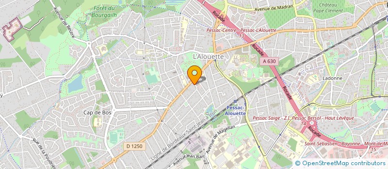 localisation de l'entreprise LE FOURNIL DE JOSETTE à PESSAC