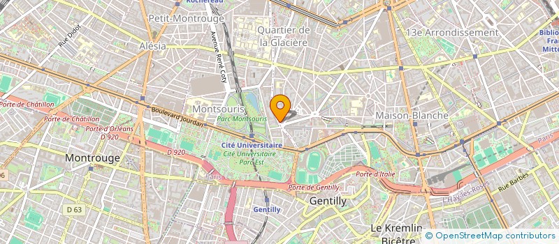 localisation de l'entreprise LE FOURNIL DE L'AMIRAL  PARIS