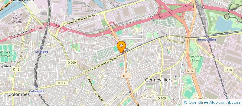 localisation de l'entreprise LE FOURNIL DE L'ARENA  ASNIERES-SUR-SEINE