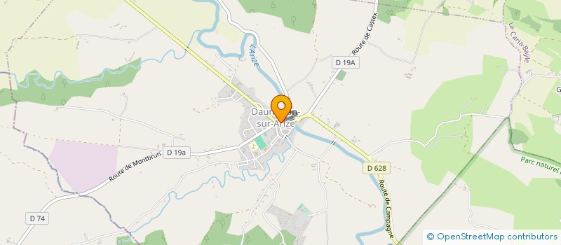 localisation de l'entreprise LE FOURNIL DE L'ARIZE à DAUMAZAN-SUR-ARIZE