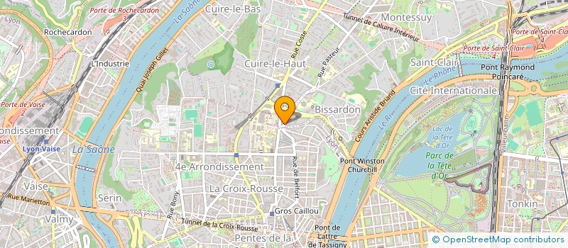 localisation de l'entreprise LE FOURNIL DE L'EPI D'OR à CALUIRE-ET-CUIRE
