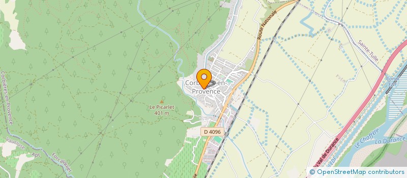 localisation de l'entreprise LE FOURNIL DE L ESTERON à CORBIERES-EN-PROVENCE