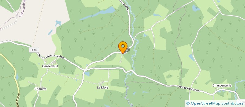 localisation de l'entreprise LE FOURNIL DE L'OMBRIERE  EYGURANDE-ET-GARDEDEUIL