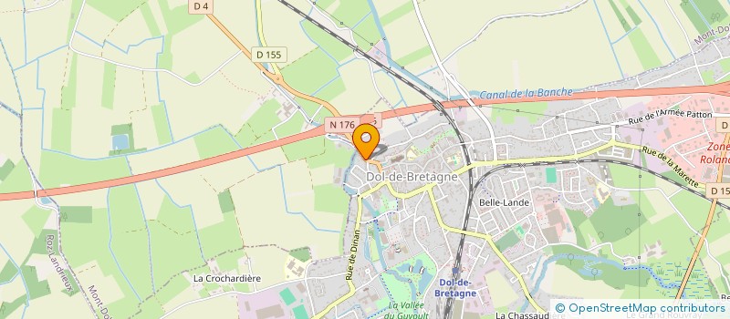 localisation de l'entreprise LE FOURNIL DE LA BAIE  SAINT-BROLADRE