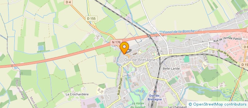 localisation de l'entreprise LE FOURNIL DE LA BAIE  SAINT-BROLADRE