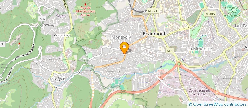 localisation de l'entreprise LE FOURNIL DE LA CHATAIGNERAIE  BEAUMONT