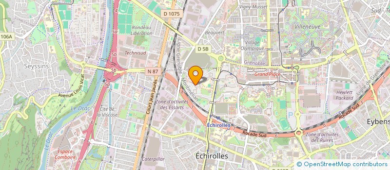 localisation de l'entreprise LE FOURNIL DE LA CONVENTION  ECHIROLLES