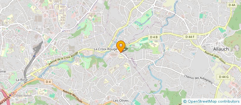 localisation de l'entreprise LE FOURNIL DE LA CROIX ROUGE à MARSEILLE