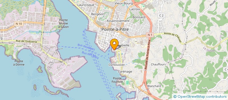 localisation de l'entreprise LE FOURNIL DE LA DARSE à POINTE-A-PITRE